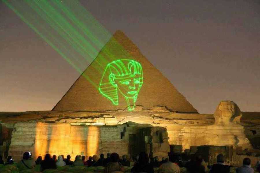 sound and light show at giza pyramids