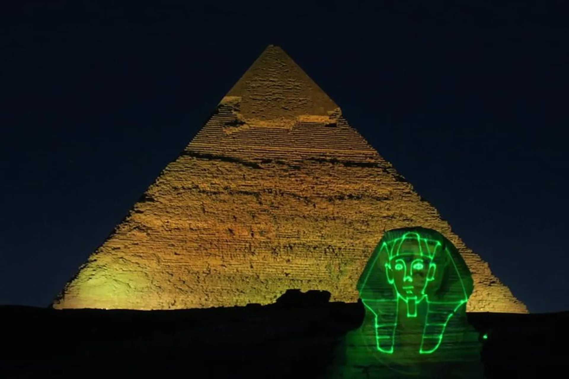 sound and light show at giza pyramids