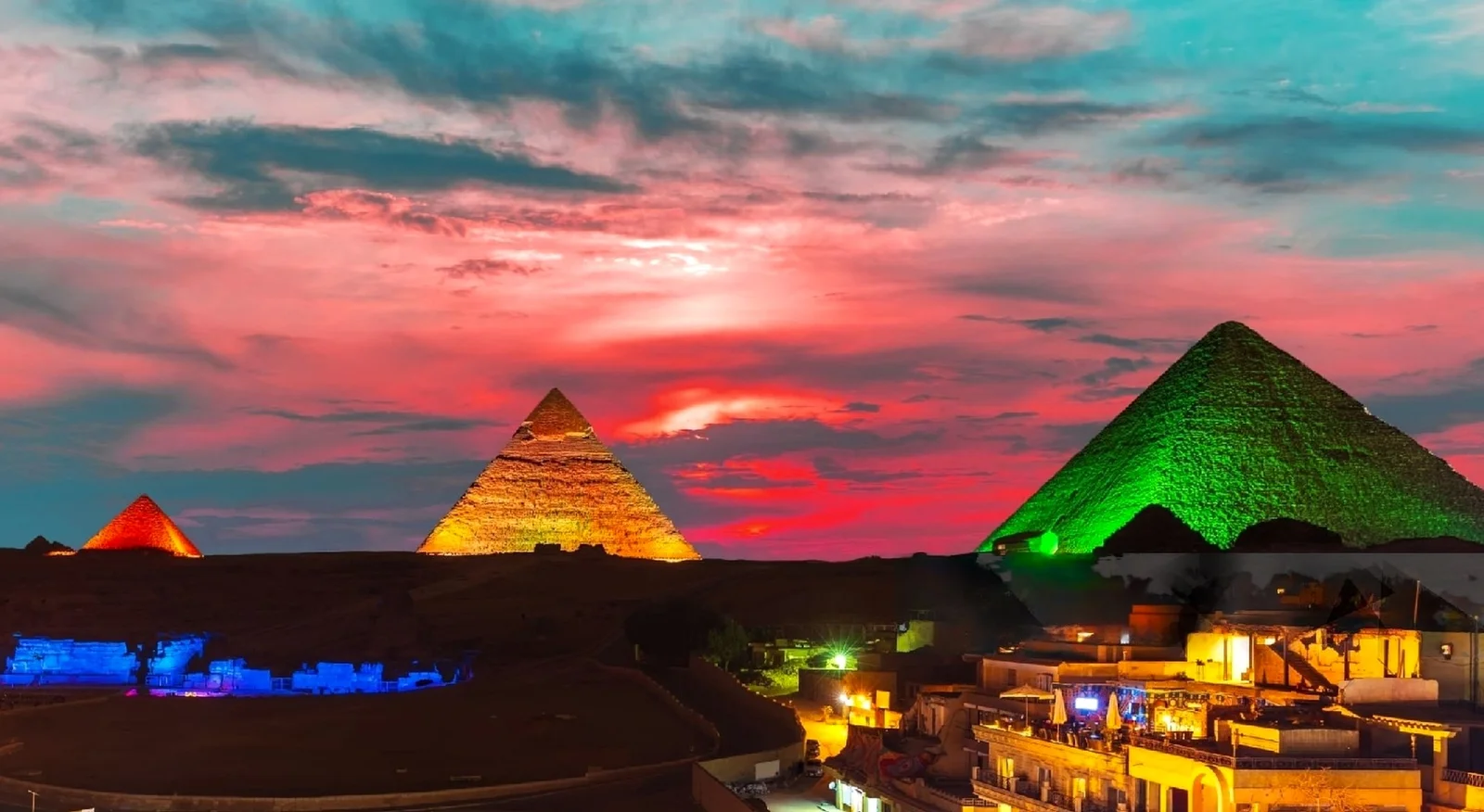 sound and light show at giza pyramids